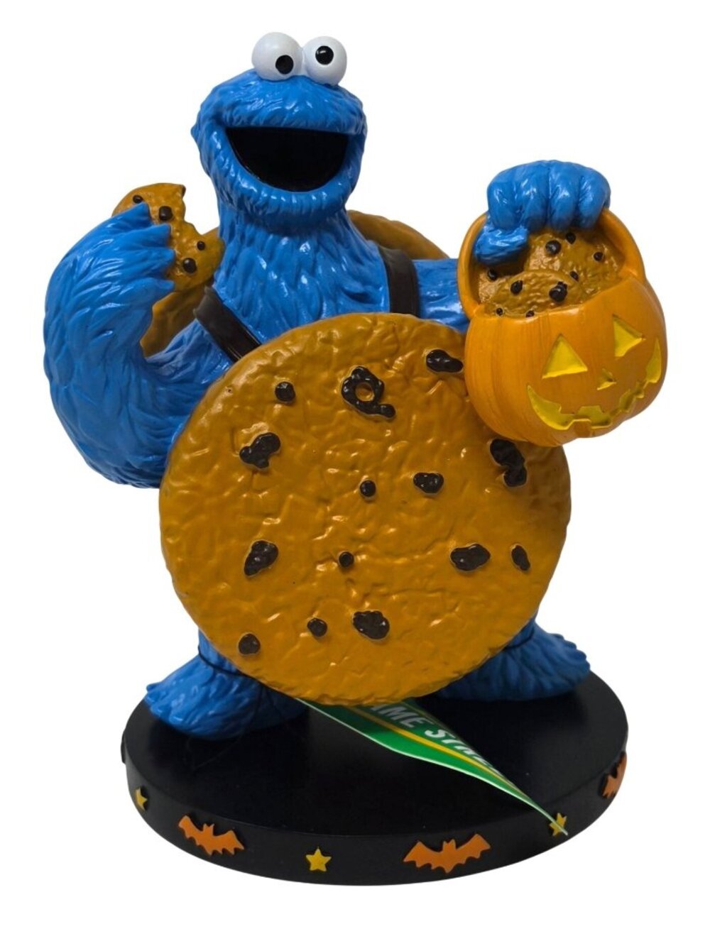 Cookie Monster Sesame Street Halloween Trick or Treat Resin Decoration
